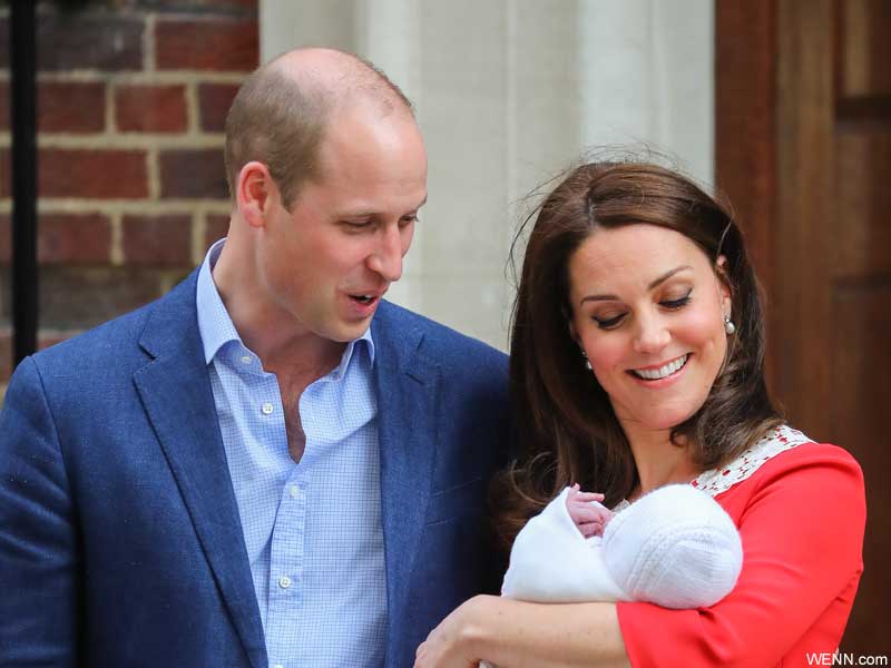 ウィリアム王子とキャサリン妃、ルイ王子